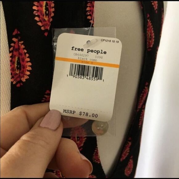 Free people asymmetrical side tie Sleeveless Dress - Picture 6 of 7